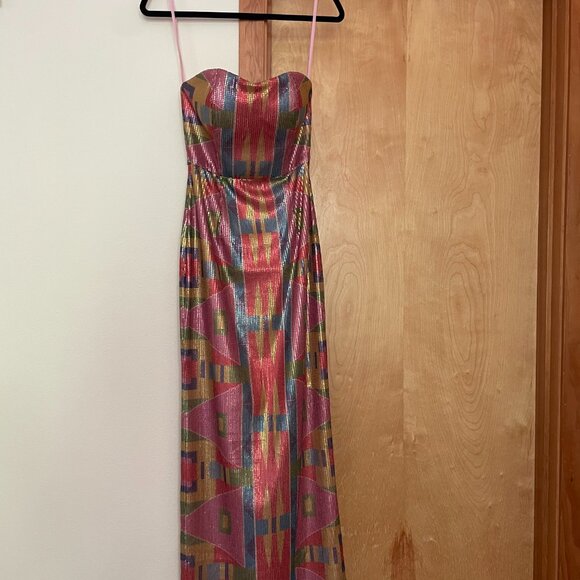 (New w/ Tags) B. Yellowtail Apsáalookbia Sequin Column Dress - Picture 6 of 9